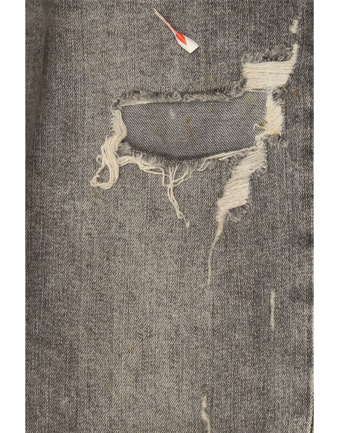 Zara Herre Distressed Slim Jeans EU 42 Large W32 L29 Grå