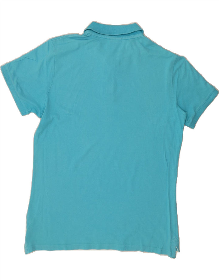 DIADORA Mens Polo Shirt Large Blue Cotton Vintage Diadora and Second-Hand Diadora from Messina Hembry 