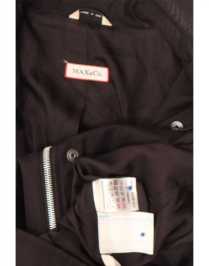 Max & Co. Bomberjakke til kvinder UK 6 XS Sort Polyester