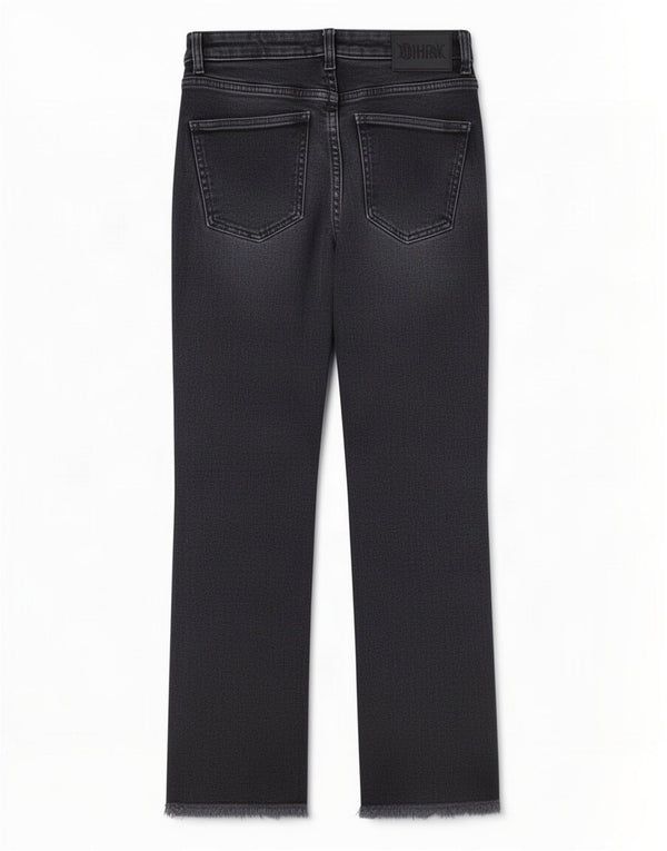 Zara Womens Crop Straight Jeans EU 36 XS W26 L24 Sort