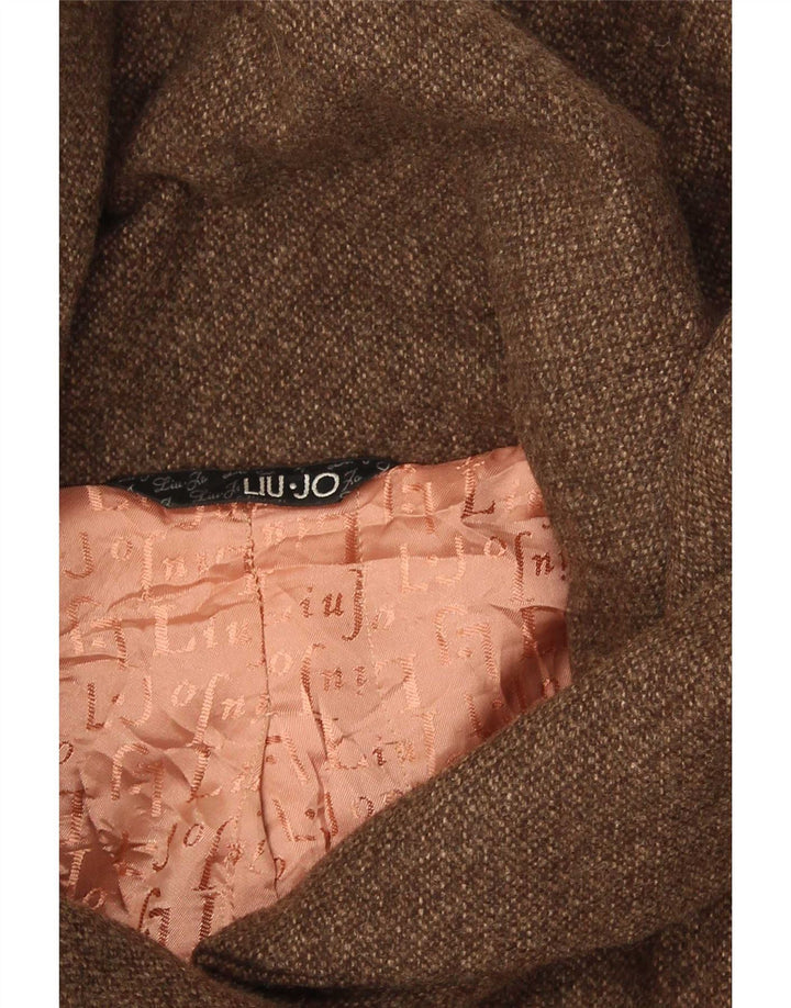 Liu Jo Dame Overfrakke IT 42 Medium Brun Uld