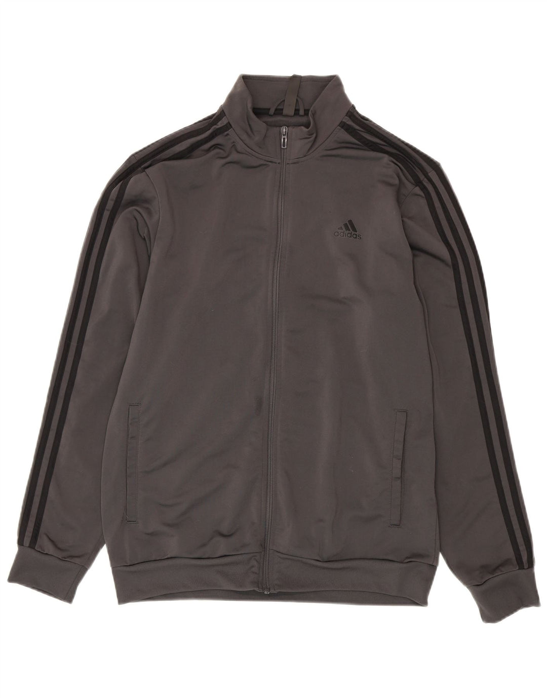 Adidas Træningsdragt til mænd, topjakke, stor grå polyester