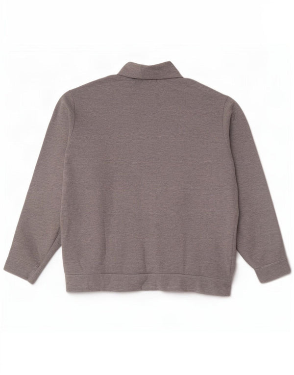 Polo Ralph Lauren Herre Zip Neck Sweatshirt Jumper XL Grå Bomuld