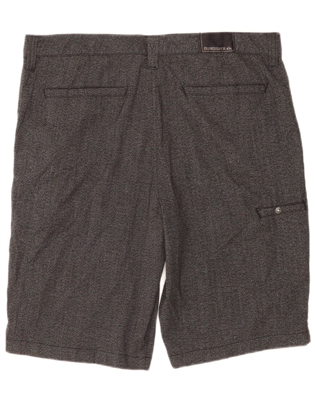 Quiksilver Zathan Cargo Shorts til mænd W34 Large Grå Polyester