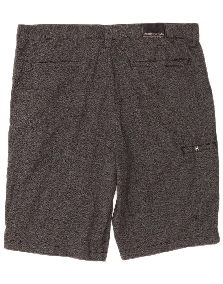 Quiksilver Zathan Cargo Shorts til mænd W34 Large Grå Polyester