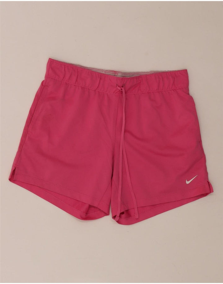 NIKE Dri Fit sportsshorts til kvinder UK 4 XS Pink Polyester
