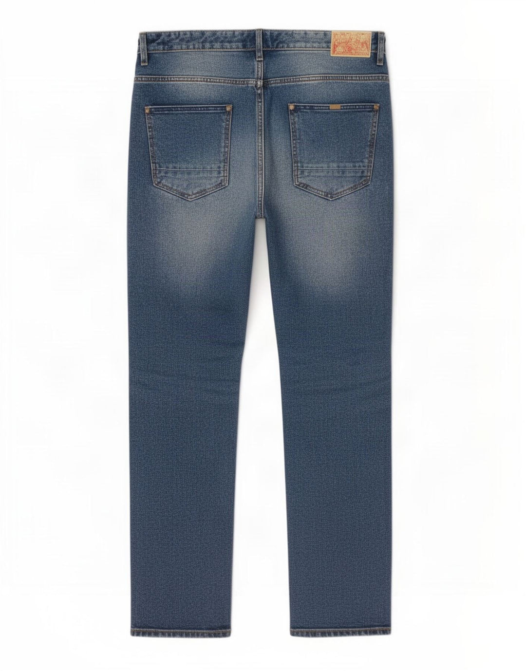 Springfield Slim Jeans til mænd W38 L34 blå bomuld
