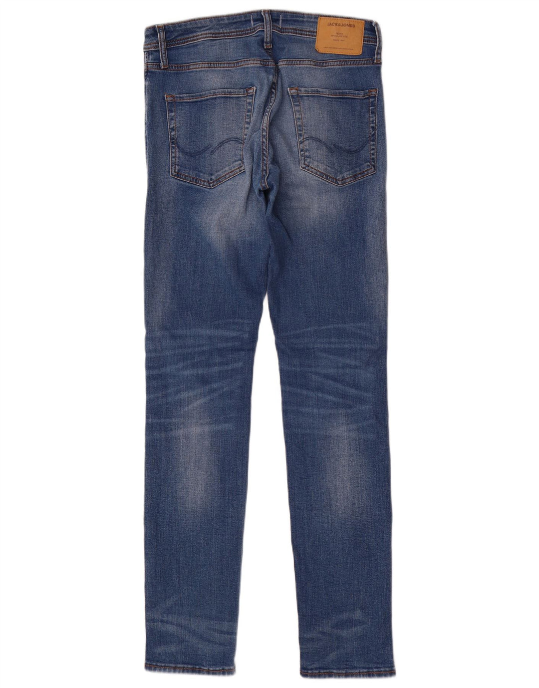 Jack & Jones Herre Tim Slim Jeans W30 L34 Blå Bomuld