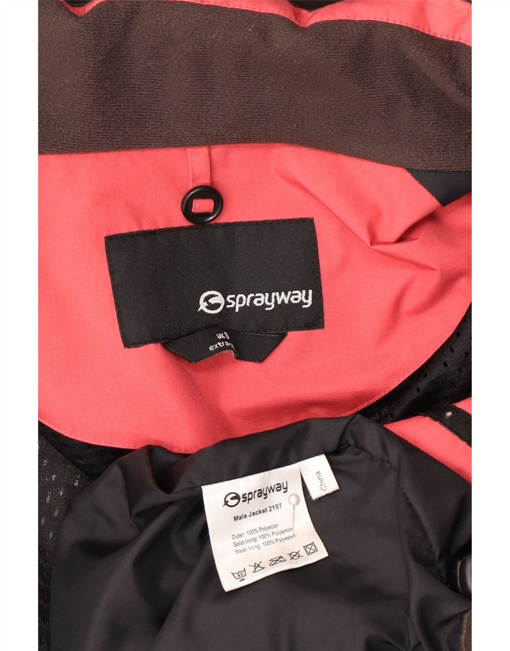 Sprayway Dame Hætte Oversized regnjakke UK 8 Lille brun polyester