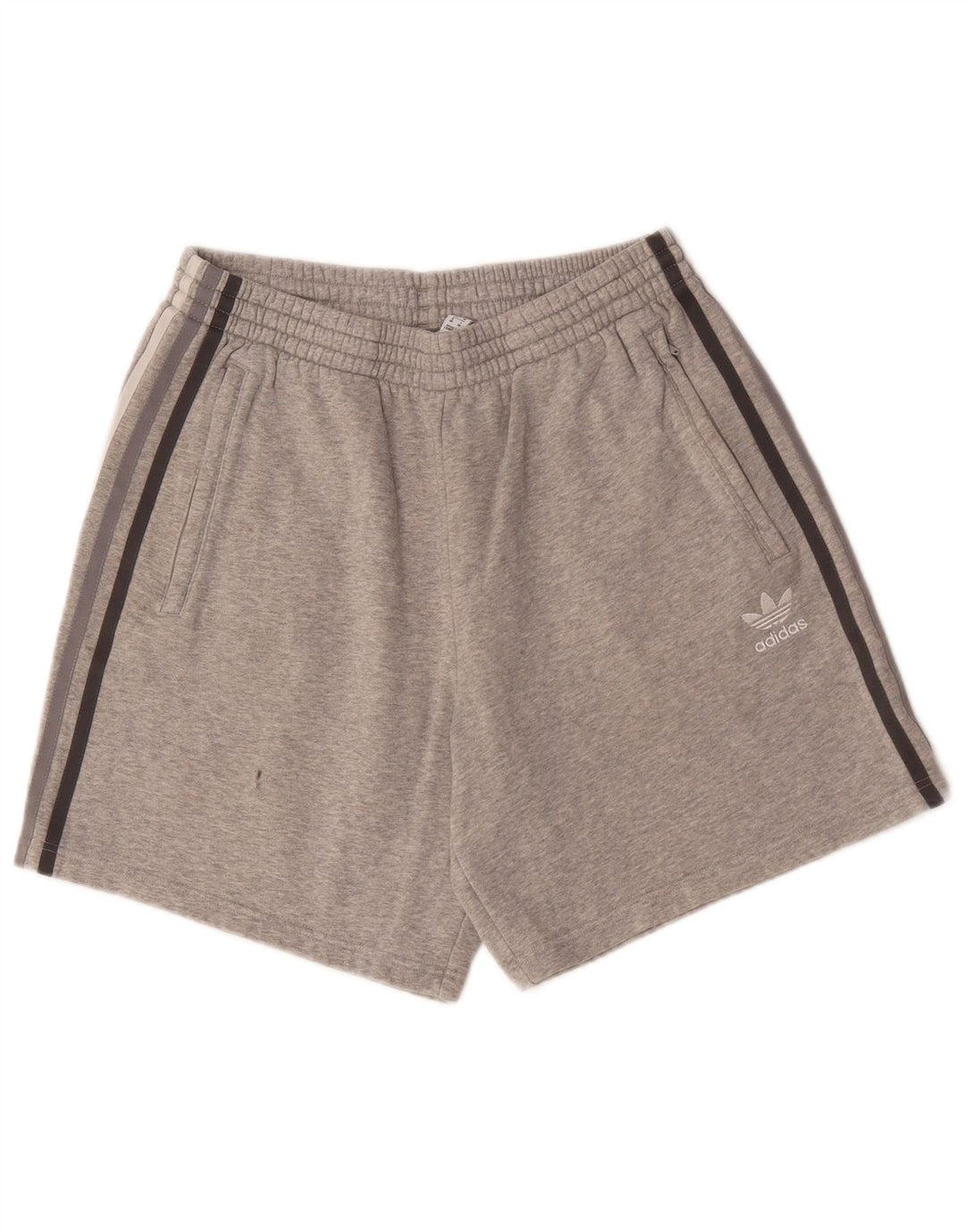 Adidas Sportshorts til mænd, mellemgrå flækket bomuld