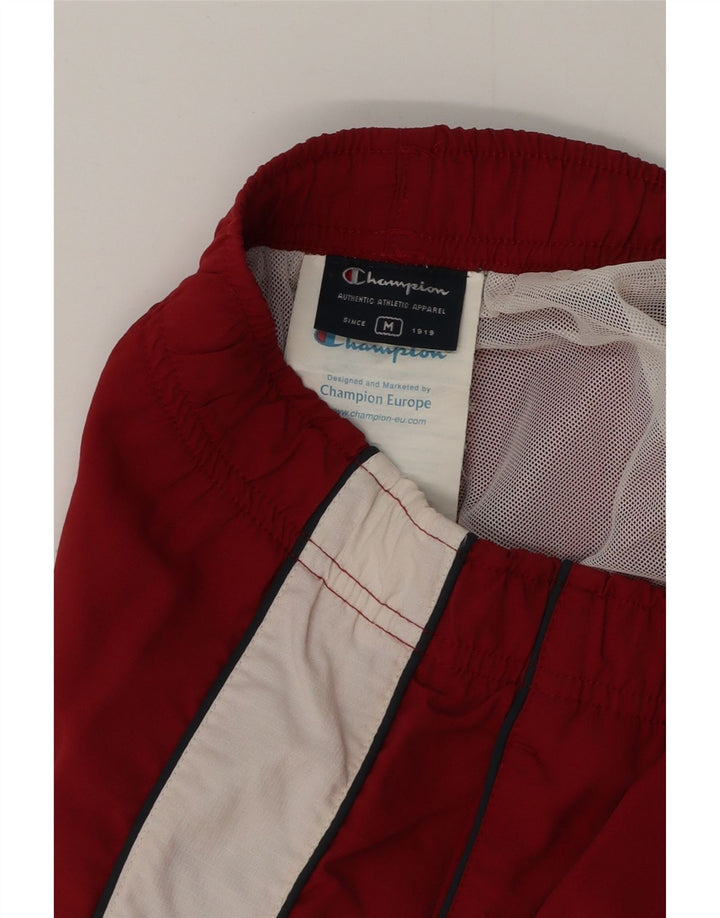Champion Herre svømmeshorts Medium Burgundy Colourblock Polyester