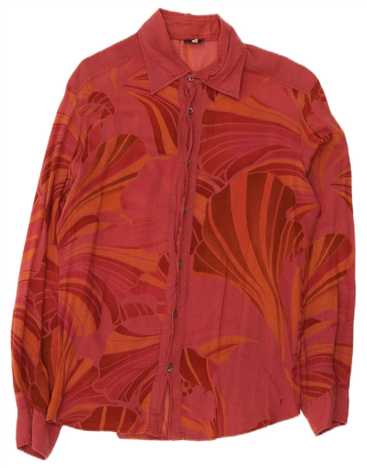 Dolce & Gabbana Herreskjorte IT 48 Medium Red Floral