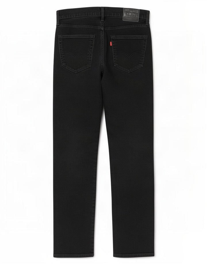 Levi's Herre 504 lige jeans W32 L32 sort bomuld