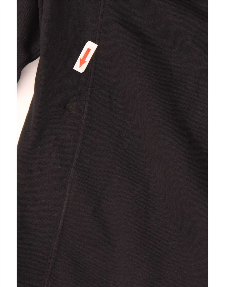 Nike hættetrøje med lynlås til mænd 2XL sort bomuld