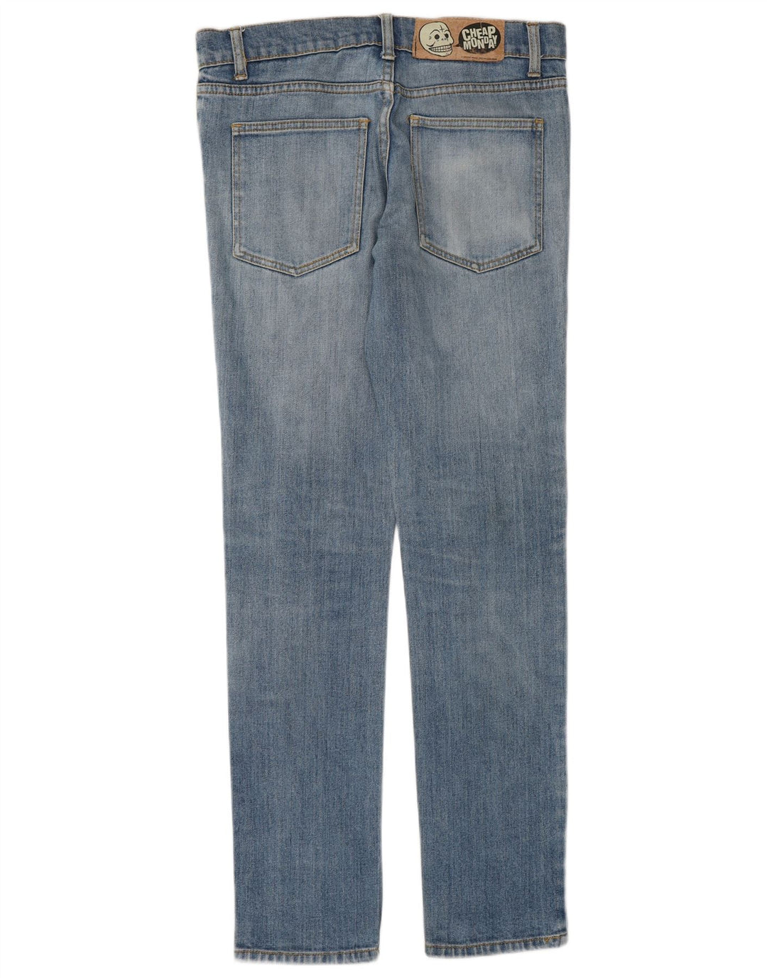 Billige Mandag Dame Slim Jeans W29 L32 Blå
