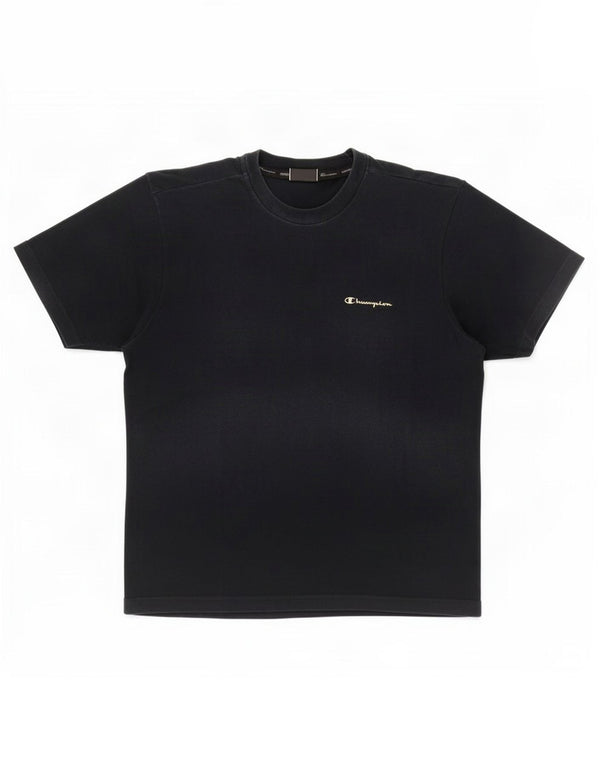 Champion Mens T-Shirt Top Medium Navy Blue