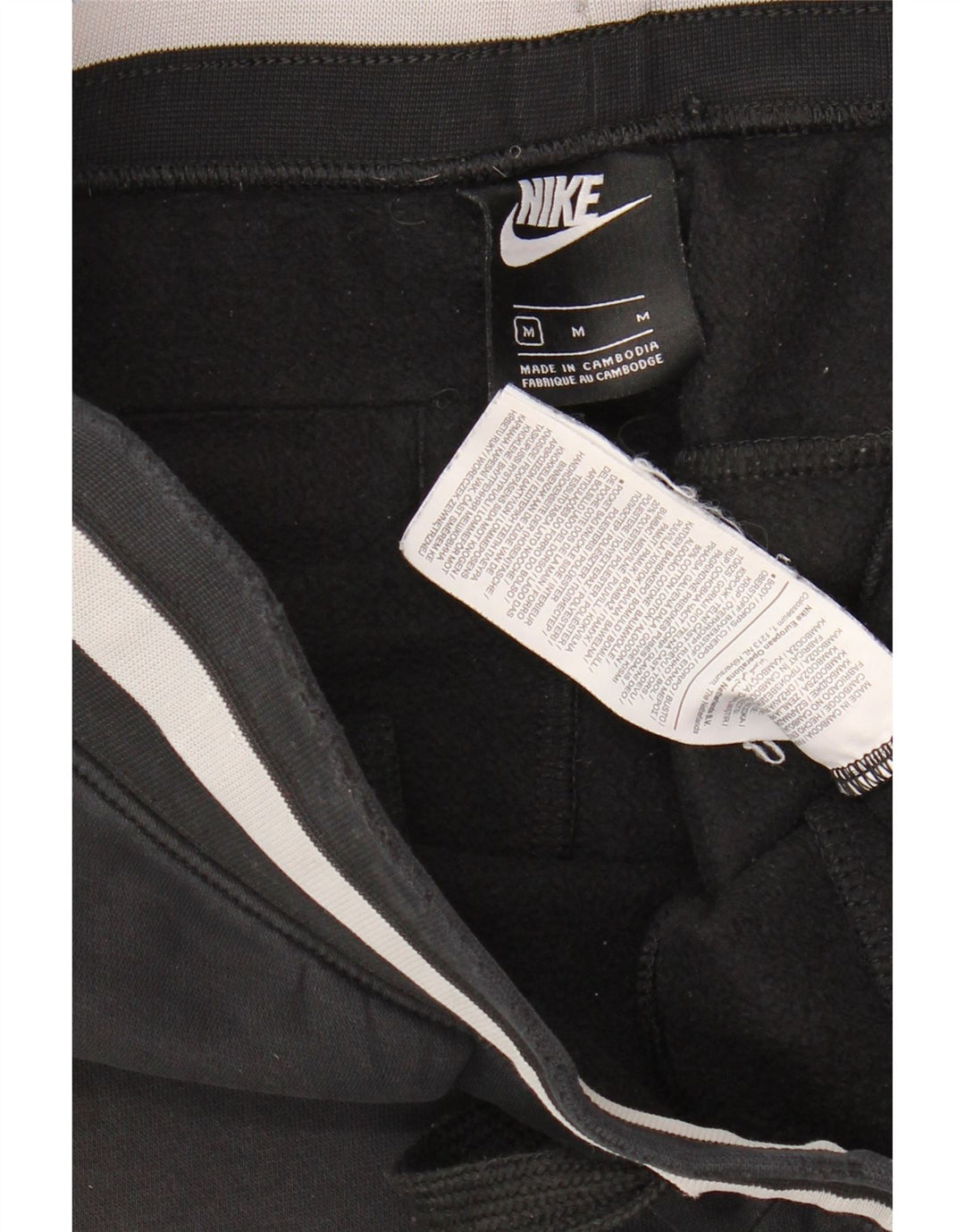 Nike Herre grafisk træningsdragt Bukser Joggers Medium Sort Bomuld