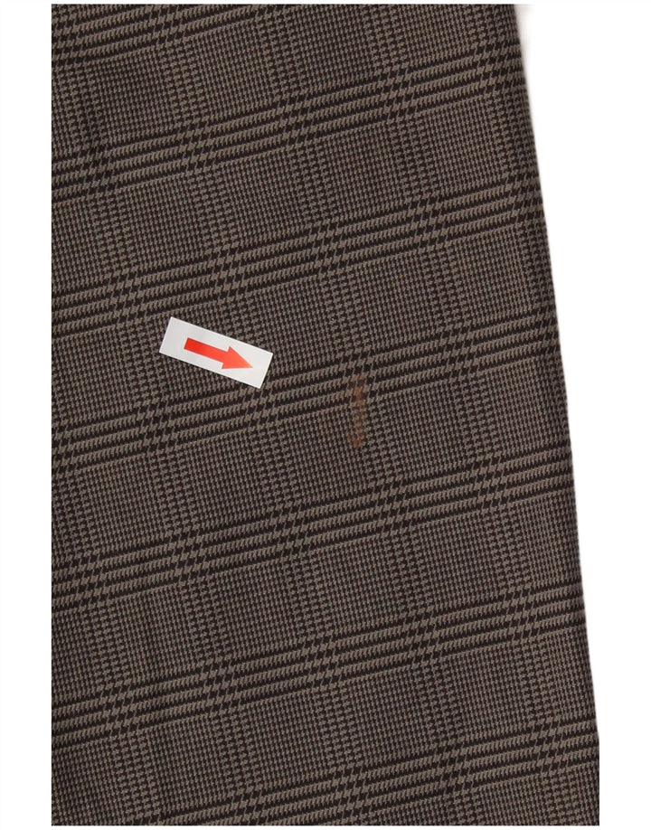Dockers Lige fritidsbukser til kvinder W28 L30 Brun Houndstooth
