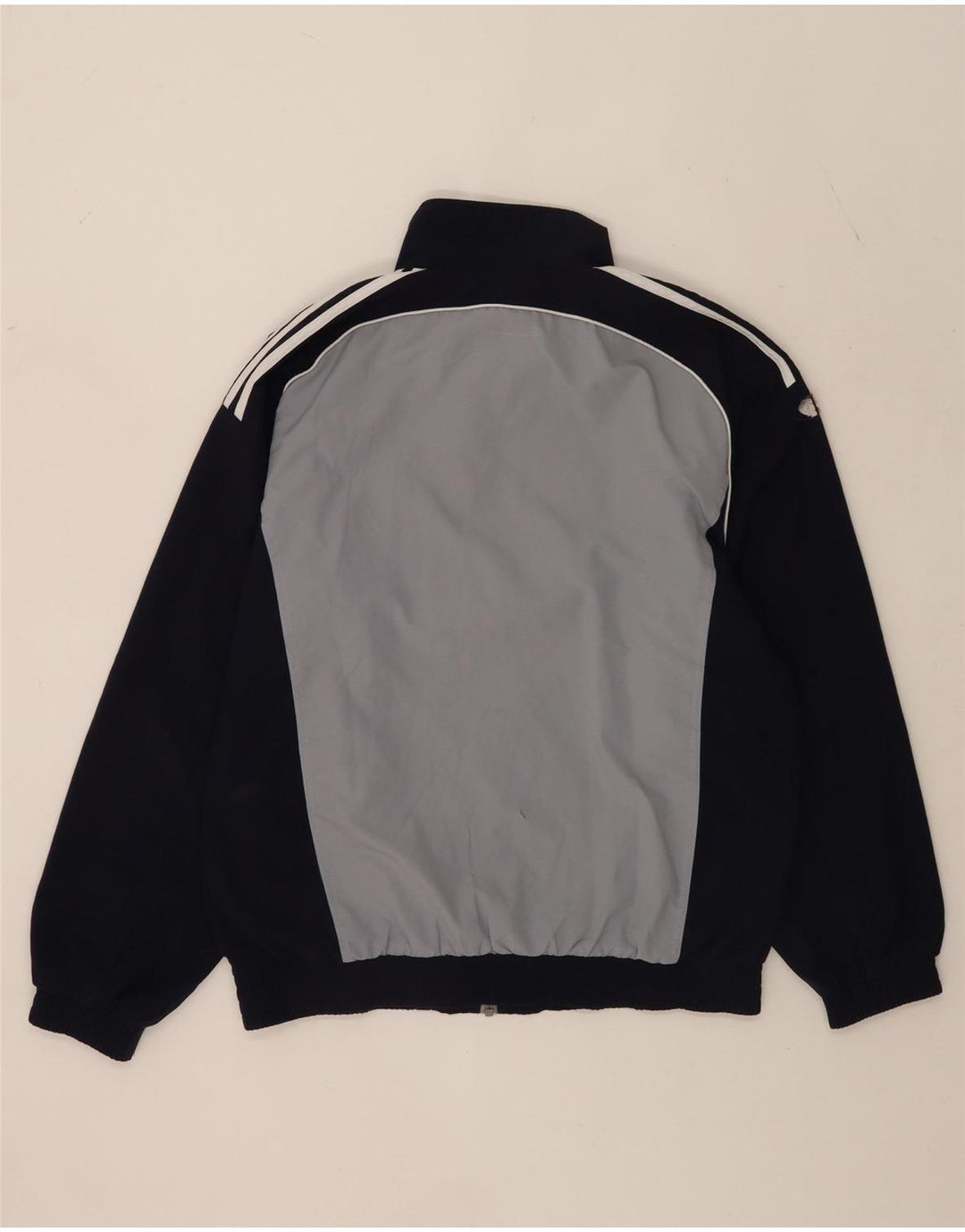 Adidas Træningsdragt til mænd Topjakke UK 38/40 Medium Navy Blue Colourblock