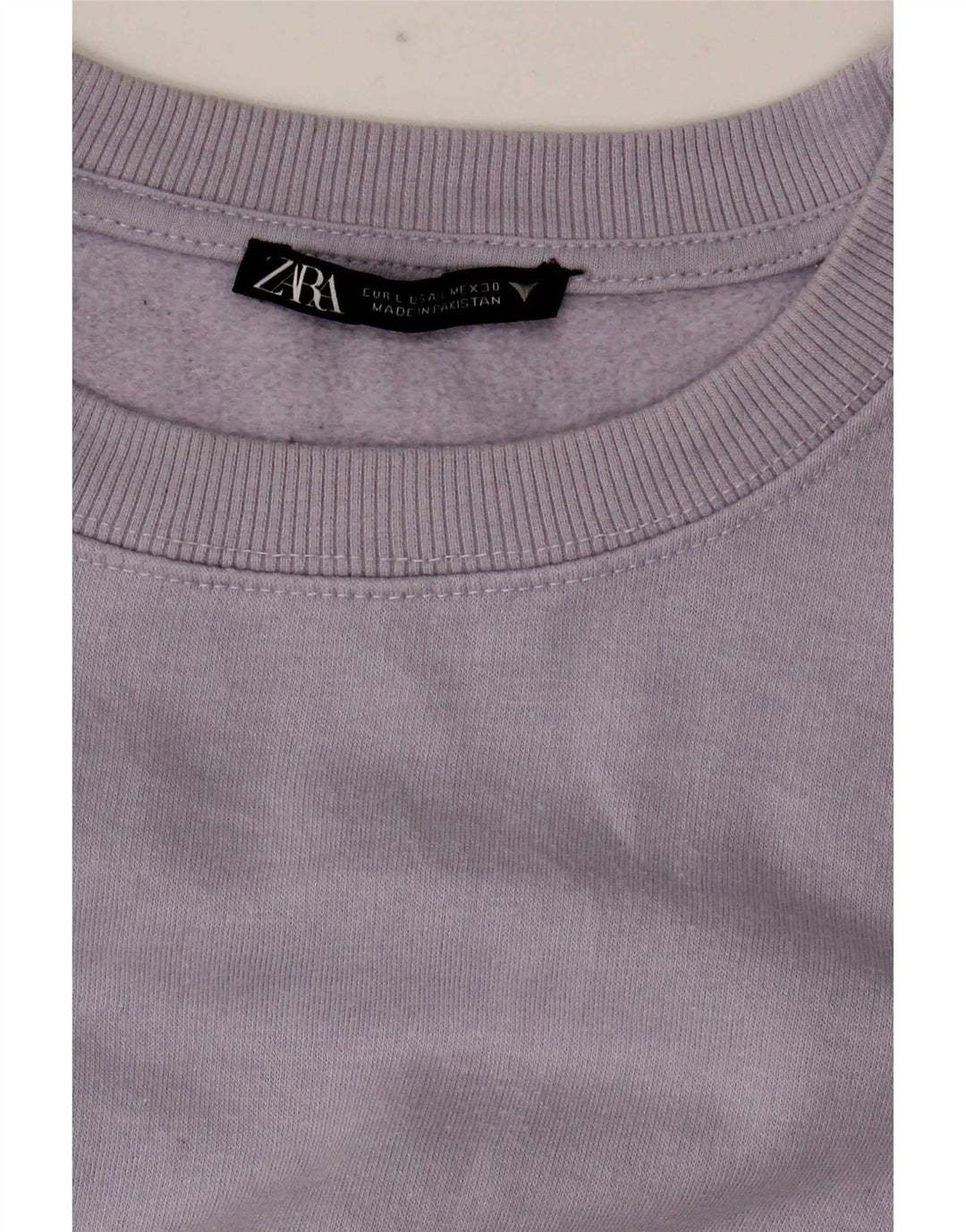 Zara Dame Sweatshirt Jumper UK 16 Large Purple