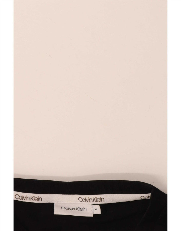 Calvin Klein Herre T-Shirt Top XL Sort