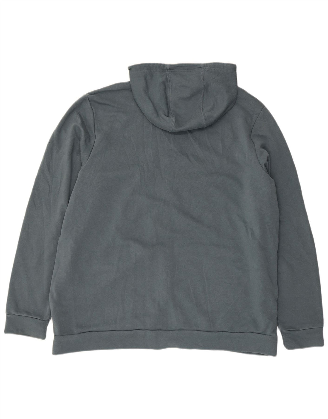 ADIDAS Herre grafisk hættetrøje med lynlås 2XL blå bomuld