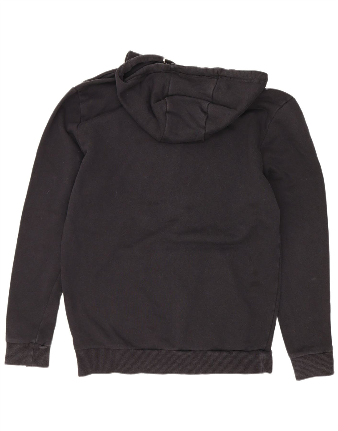 Ellesse Herre Grafisk Hoodie Jumper Medium Sort Bomuld