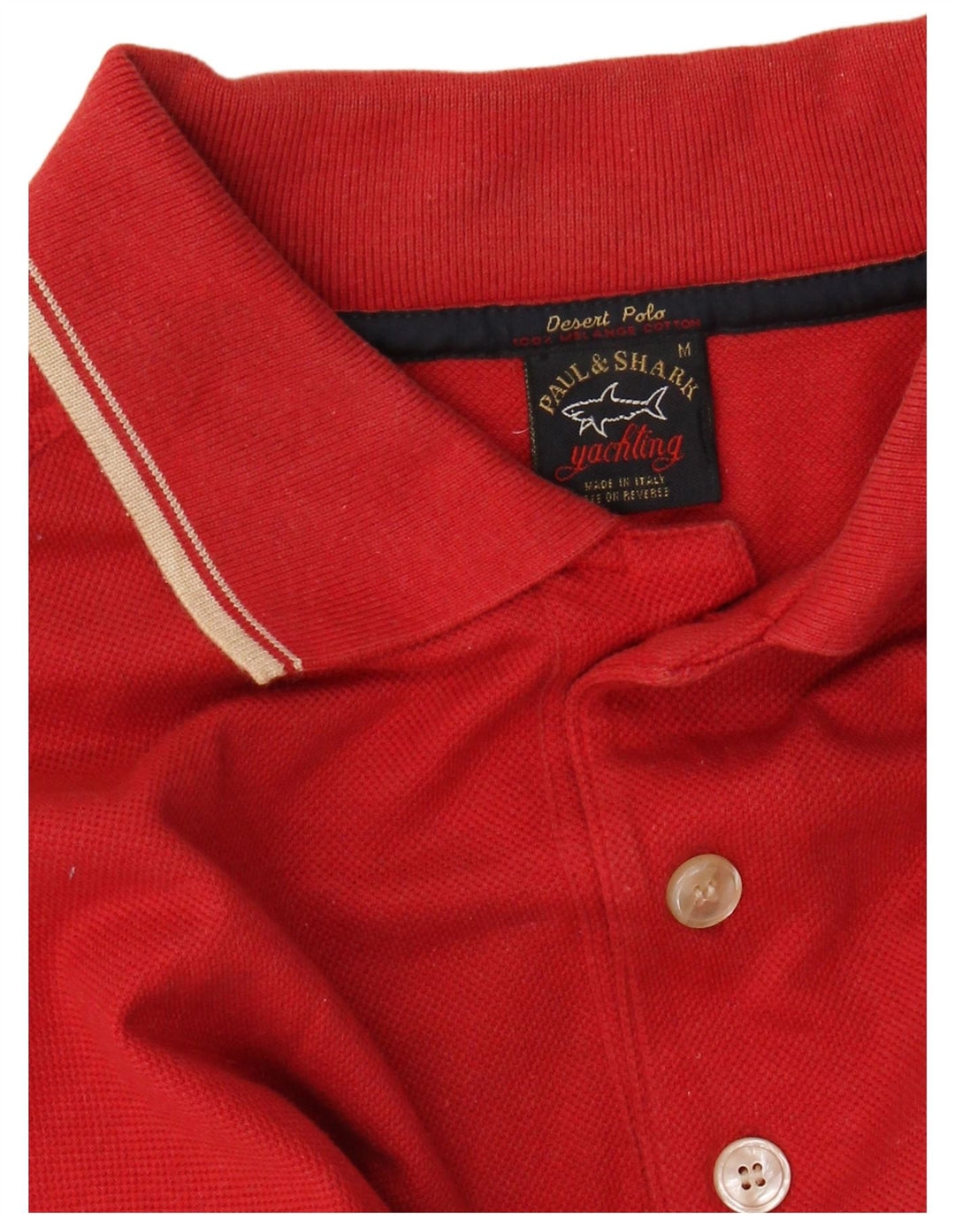 PAUL & SHARK Herre poloshirt Medium Rød