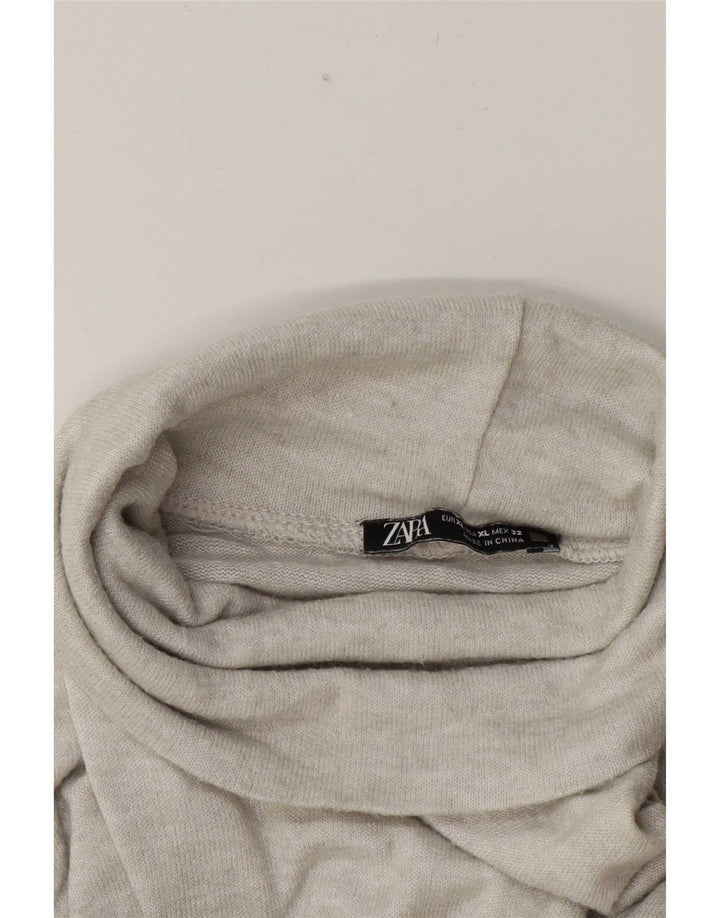 Zara Dametop Langærmet UK 18 XL Grå