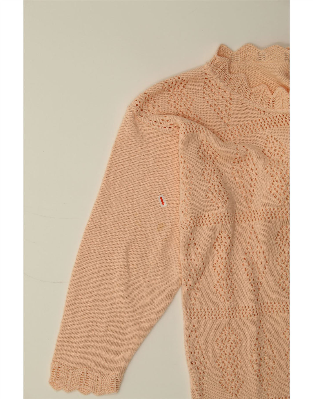 VINTAGE Womens Turtle Neck Jumper Sweater UK 16 Large Pink Vintage Vintage and Second-Hand Vintage from Messina Hembry 