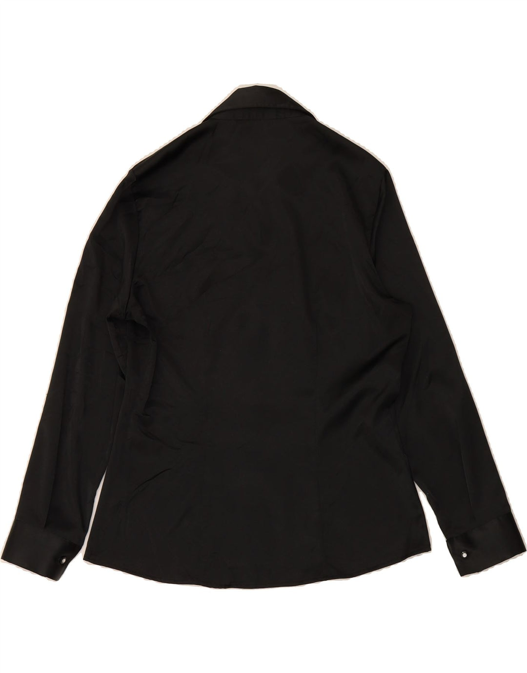 VINTAGE Womens Shirt IT 46 Large Black Polyester Vintage Vintage and Second-Hand Vintage from Messina Hembry 