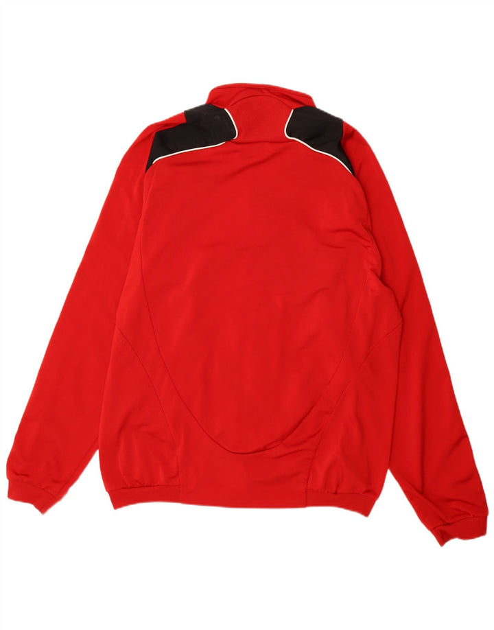 Adidas Træningsdragt til mænd Topjakke UK 46/48 XL Rød Colourblock Polyester