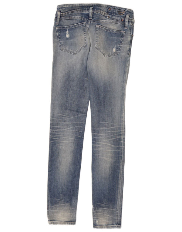 Diesel Piger Skinny Jeans 13-14 År W28 L31 Blå Bomuld