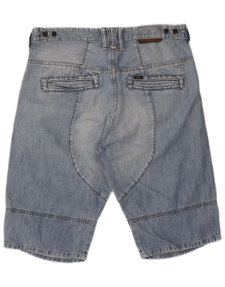 Lee Herre Denim Shorts W34 Large Blue Cotton