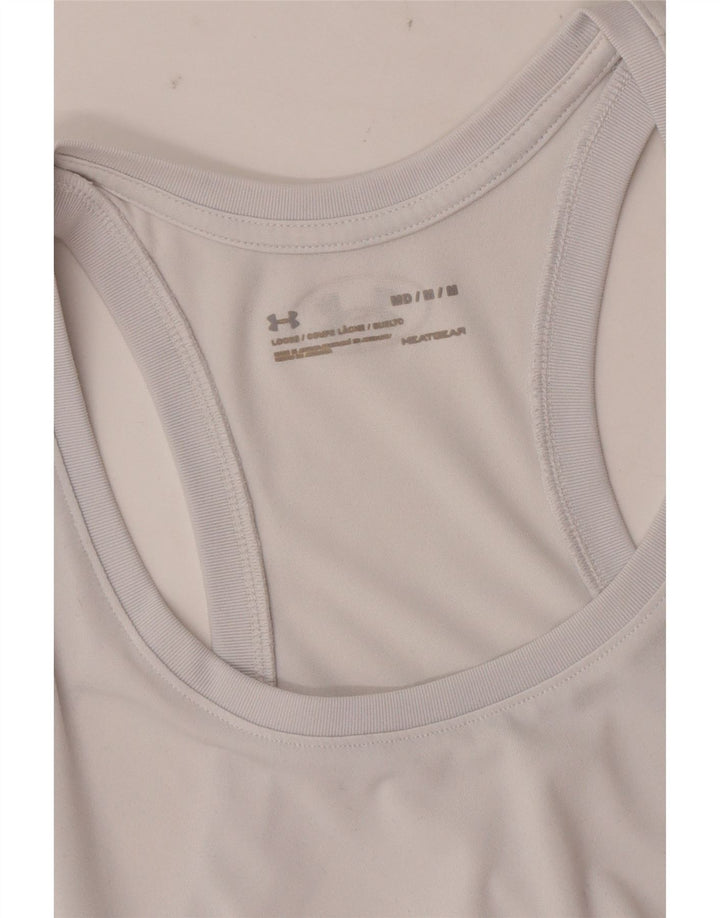 Under Armour Herre Heat Gear Vest Top Medium White