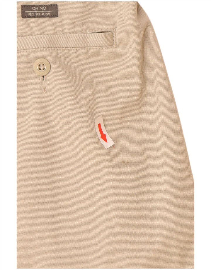 Marks & Spencer Herre Blue Harbor Pegged Chino Bukser W34 L29 Beige