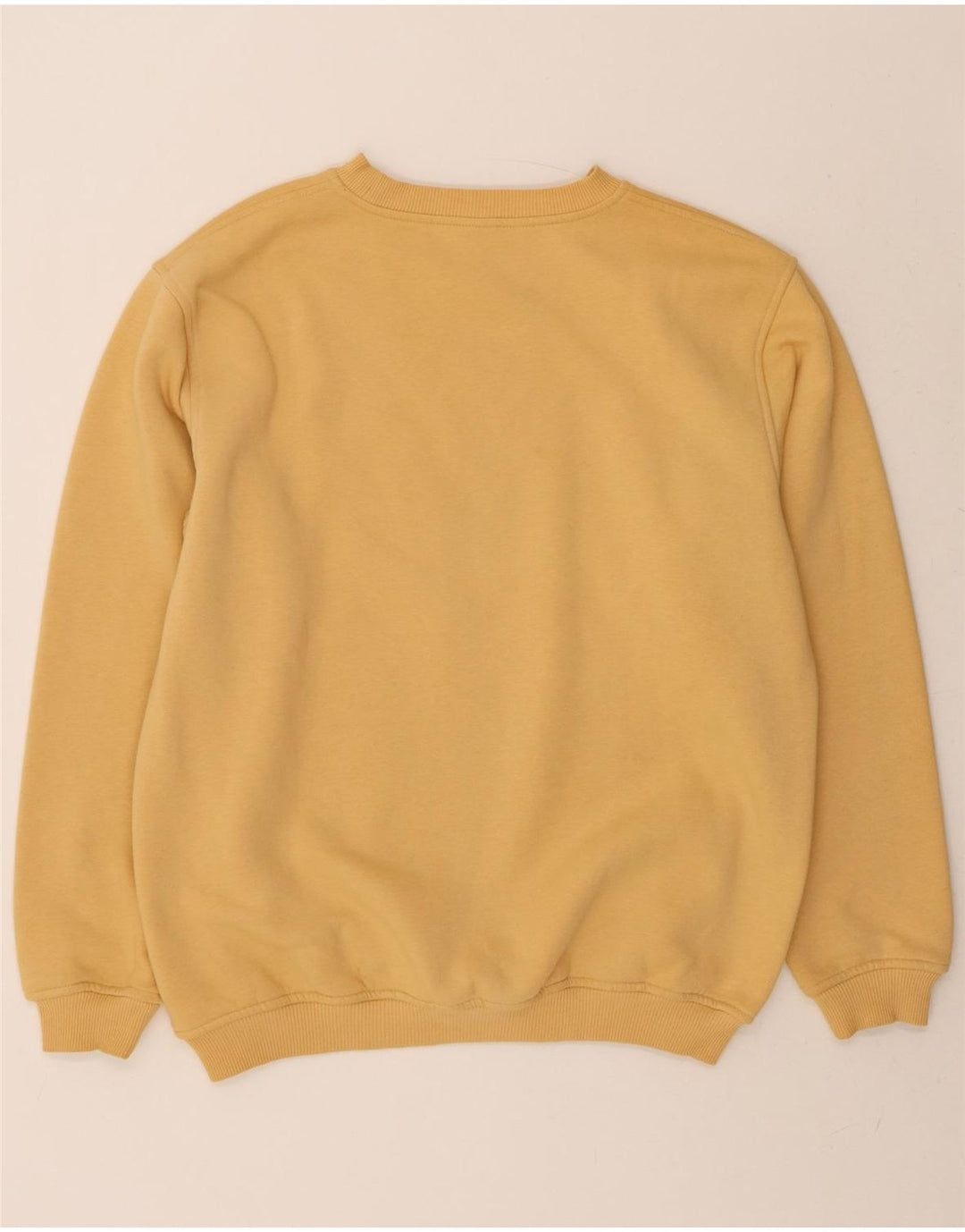 FILA Mens Graphic Sweatshirt Jumper XL Yellow Cotton Vintage Fila and Second-Hand Fila from Messina Hembry 