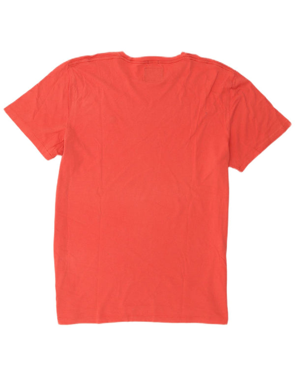 Abercrombie & Fitch Herre T-Shirt Top XL Orange Bomuld