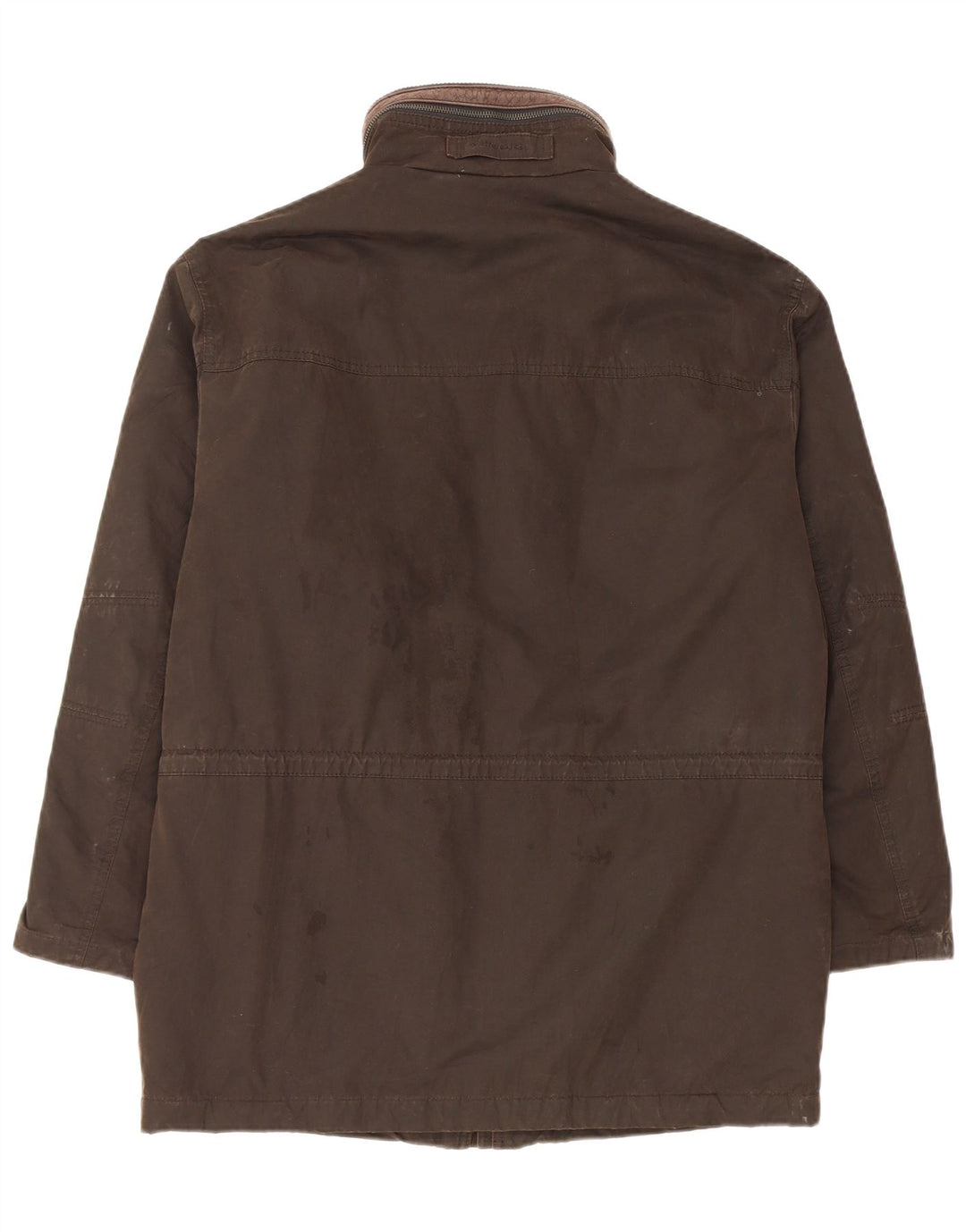Pierre Cardin Herre polstret jakke IT 48 Medium Brun Bomuld
