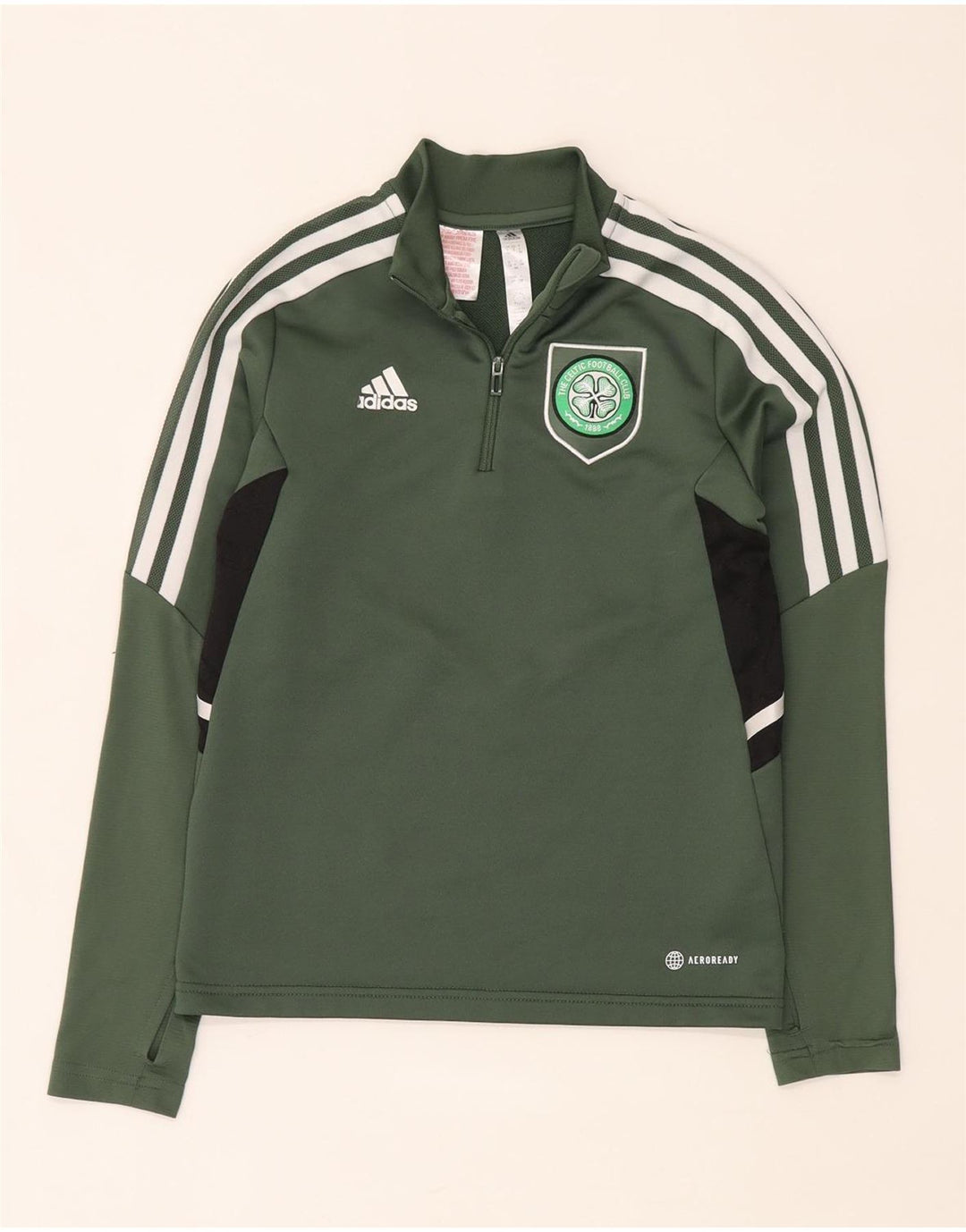 Adidas Boys Graphic Pullover Træningsdragt Top 9-10 år Khaki