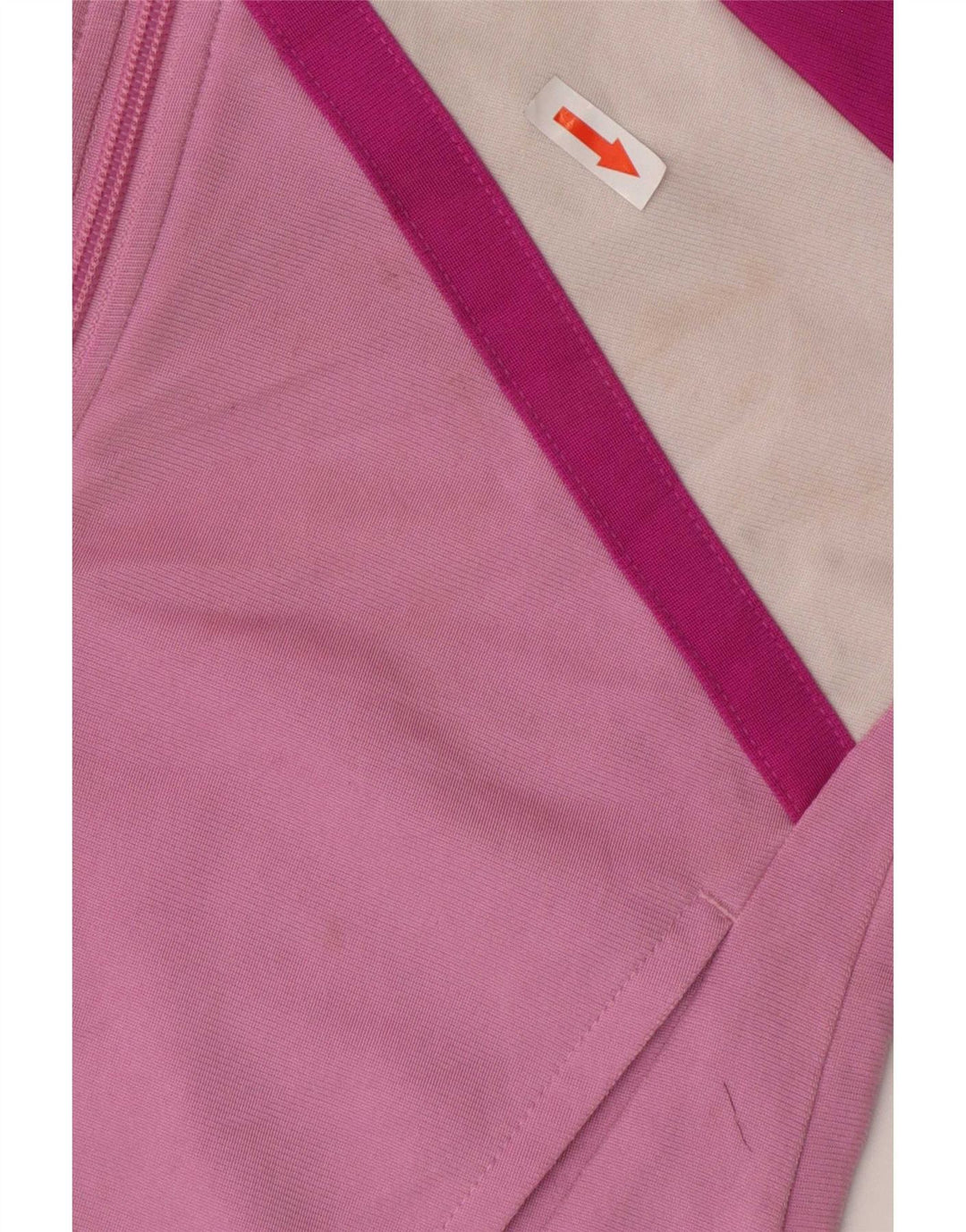 Adidas træningsdragt topjakke til kvinder UK 12/14 Medium Pink Colourblock