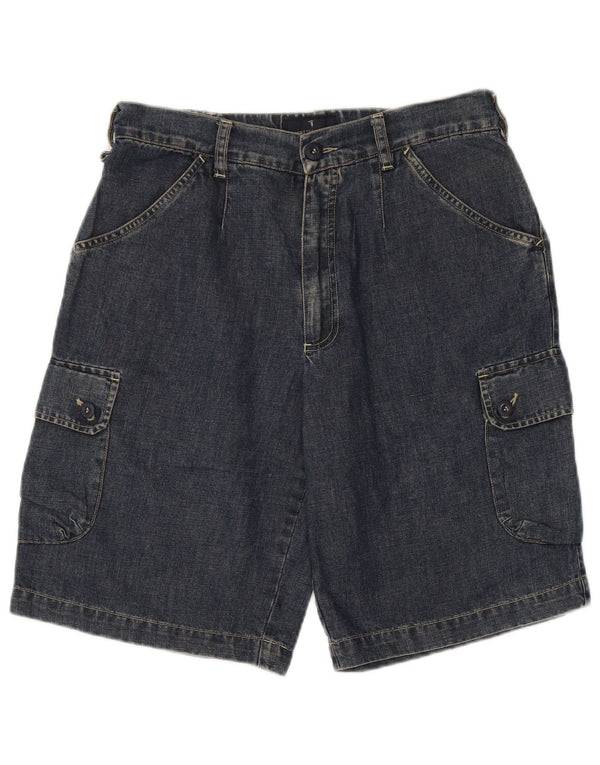 Trussardi Herre Cargo Denim Shorts IT 48 Medium W30 Blå Bomuld