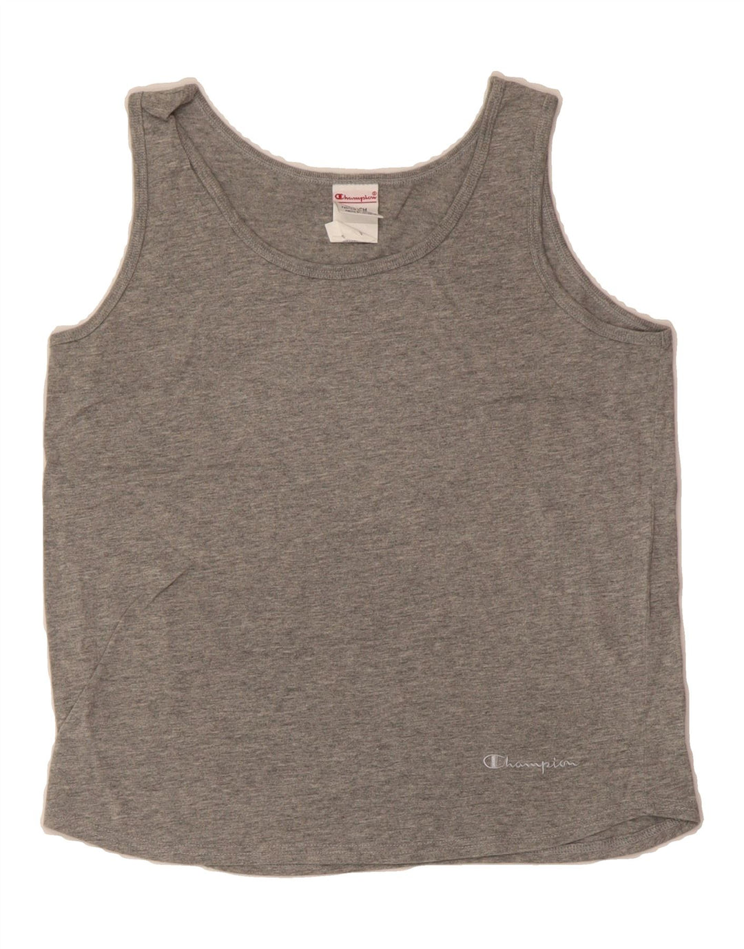 CHAMPION Womens Crop Vest Top UK 10 Small Grey Cotton Vintage Champion and Second-Hand Champion from Messina Hembry 