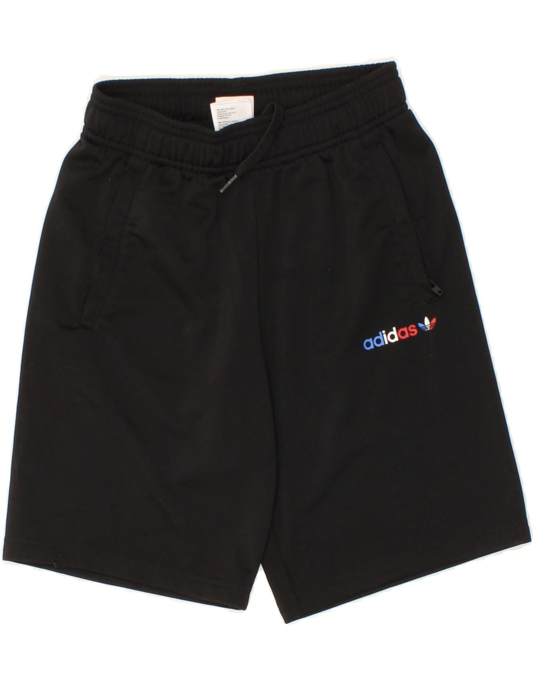 ADIDAS Boys Sport Shorts 9-10 Years Black Polyester Vintage Adidas and Second-Hand Adidas from Messina Hembry 