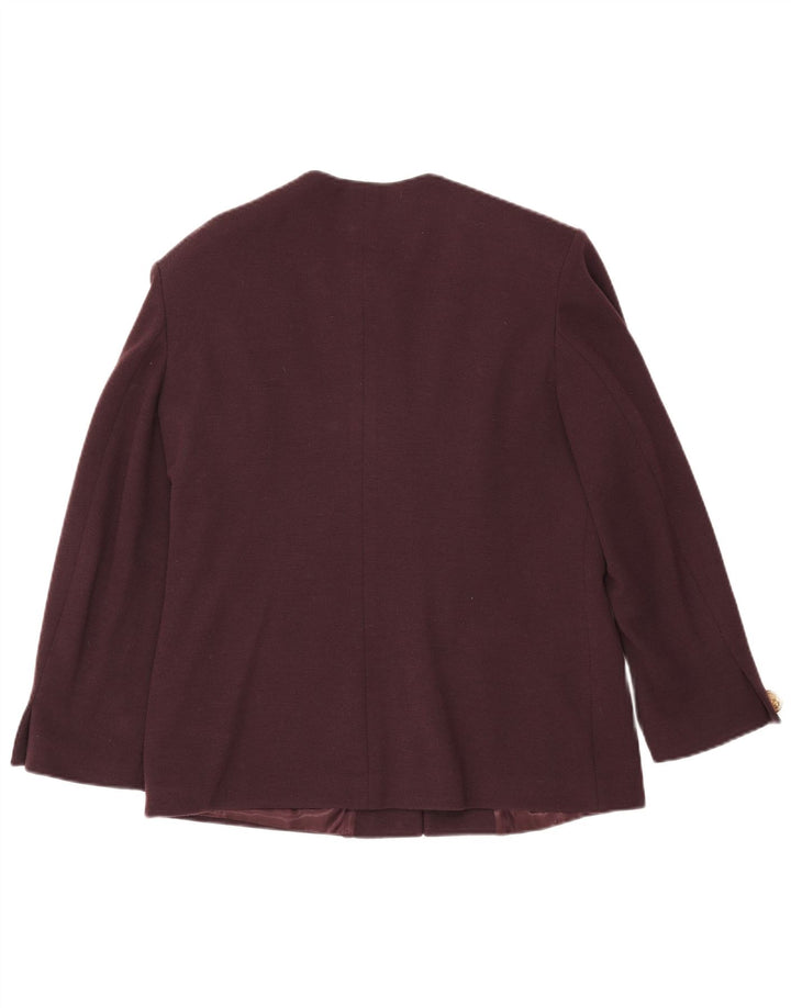 Vintage dame 4-knaps blazerjakke IT 48 XL Brun