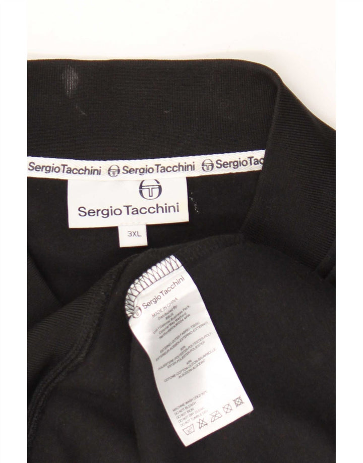 Sergio Tacchini Herre Ærmeløs træningsdragt Topjakke 3XL Sort Polyester