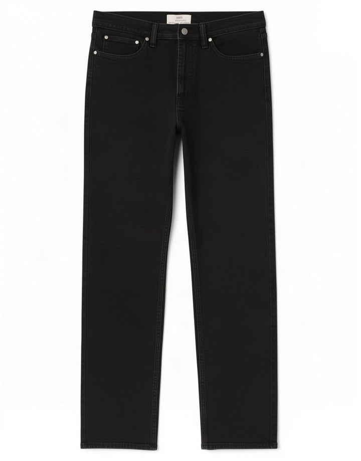Marks & Spencer Straight Jeans til mænd W32 L33 Sort bomuld