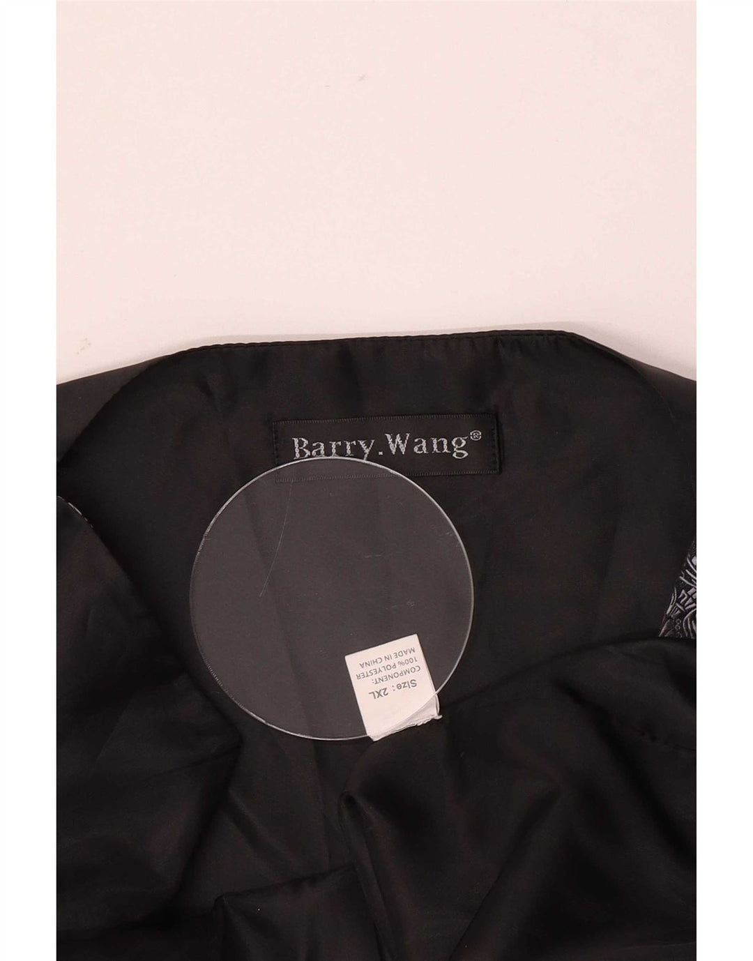 Barry Wang Herrevest 2XL Grå Paisley Polyester