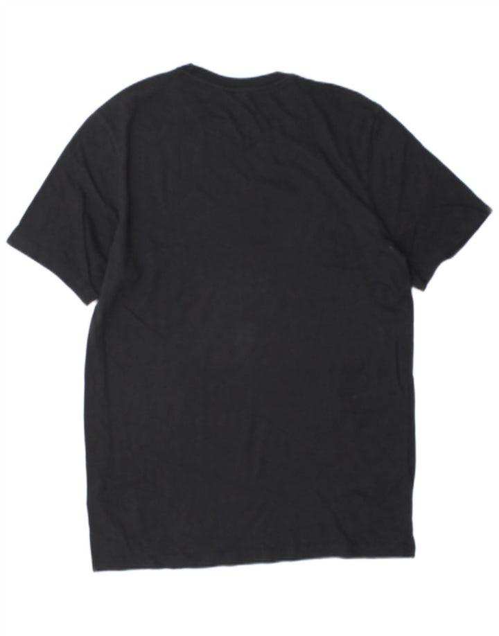 Nike Herre Liverpool Grafisk T-shirt Top Medium Sort Bomuld
