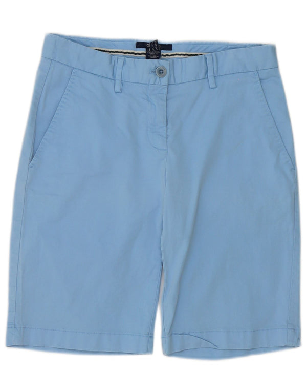 Gant Womens Chino Shorts UK 10 Small W32  Blue Cotton